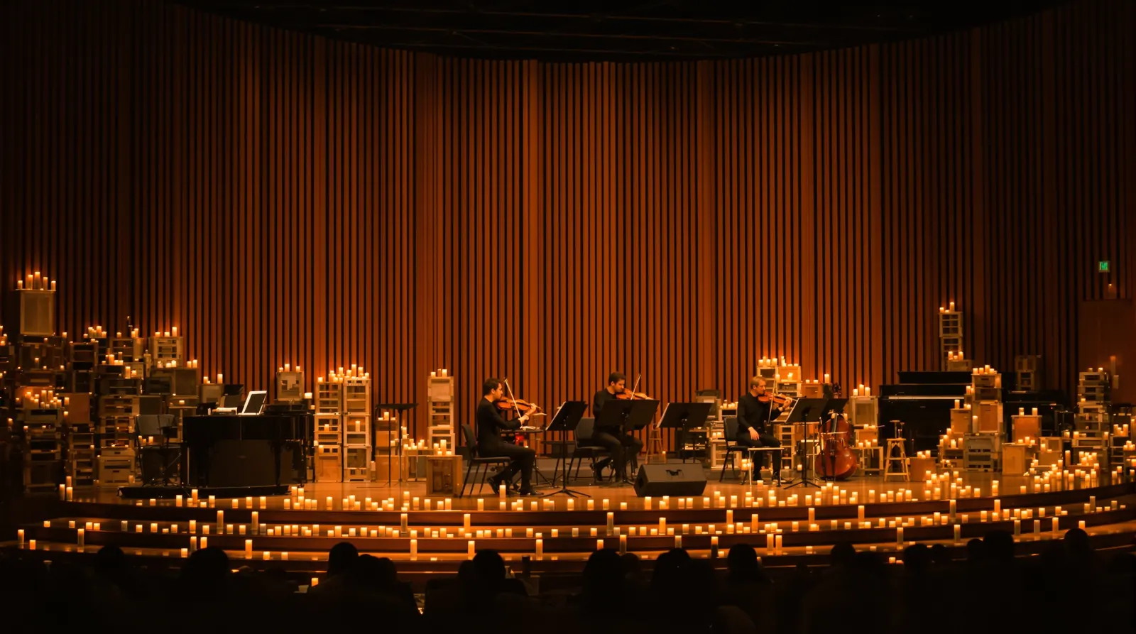 Stimmungsbild Candlelight-Konzert Stuttgart