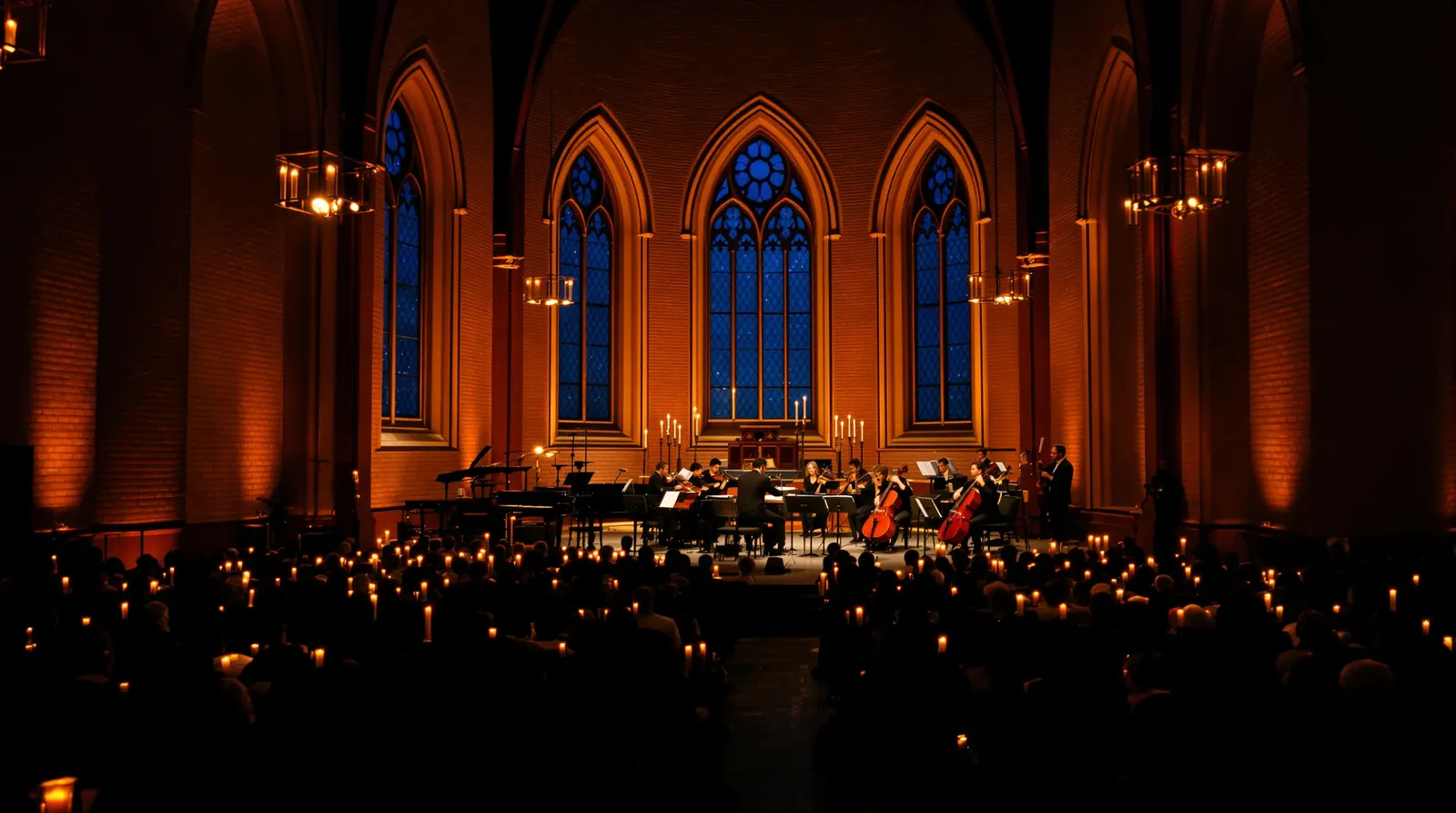Stimmungsbild Candlelight-Konzert Hamburg
